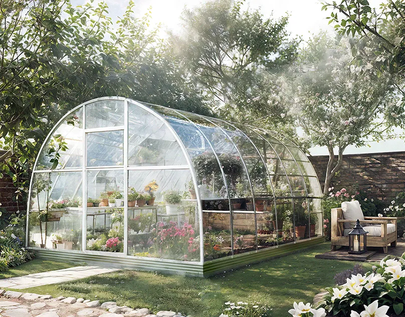 Arc-shaped greenhouse aluminum frame insulation for four seasons